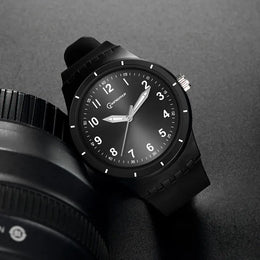 KissICON black KissIcon UTHAI BK23 Digital Watch Korean Edition Waterproof