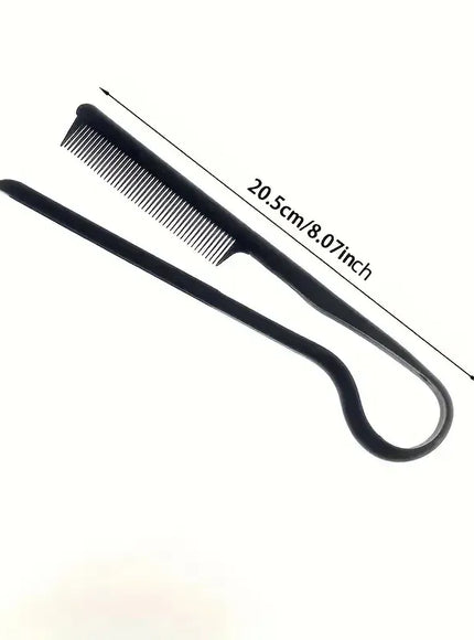KissICON black KissIcon V-Comb Hair Styling Tool - Smooths Messy