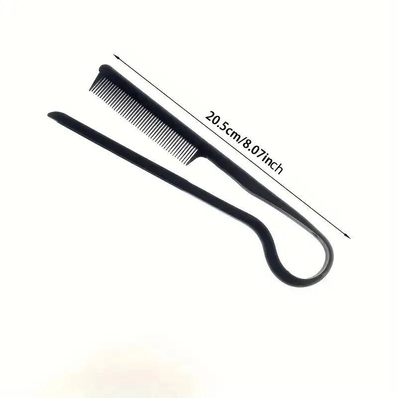 KissICON black KissIcon V-Comb Hair Styling Tool - Smooths Messy