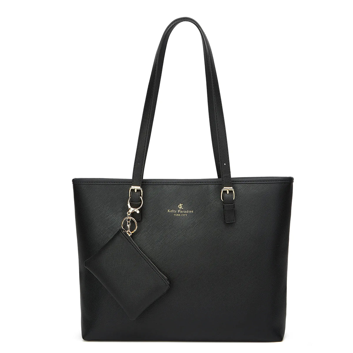 Dropshipman black / L 2024 Europe and the United States new women's handbag shoulder bag cross pattern simple fashion bag