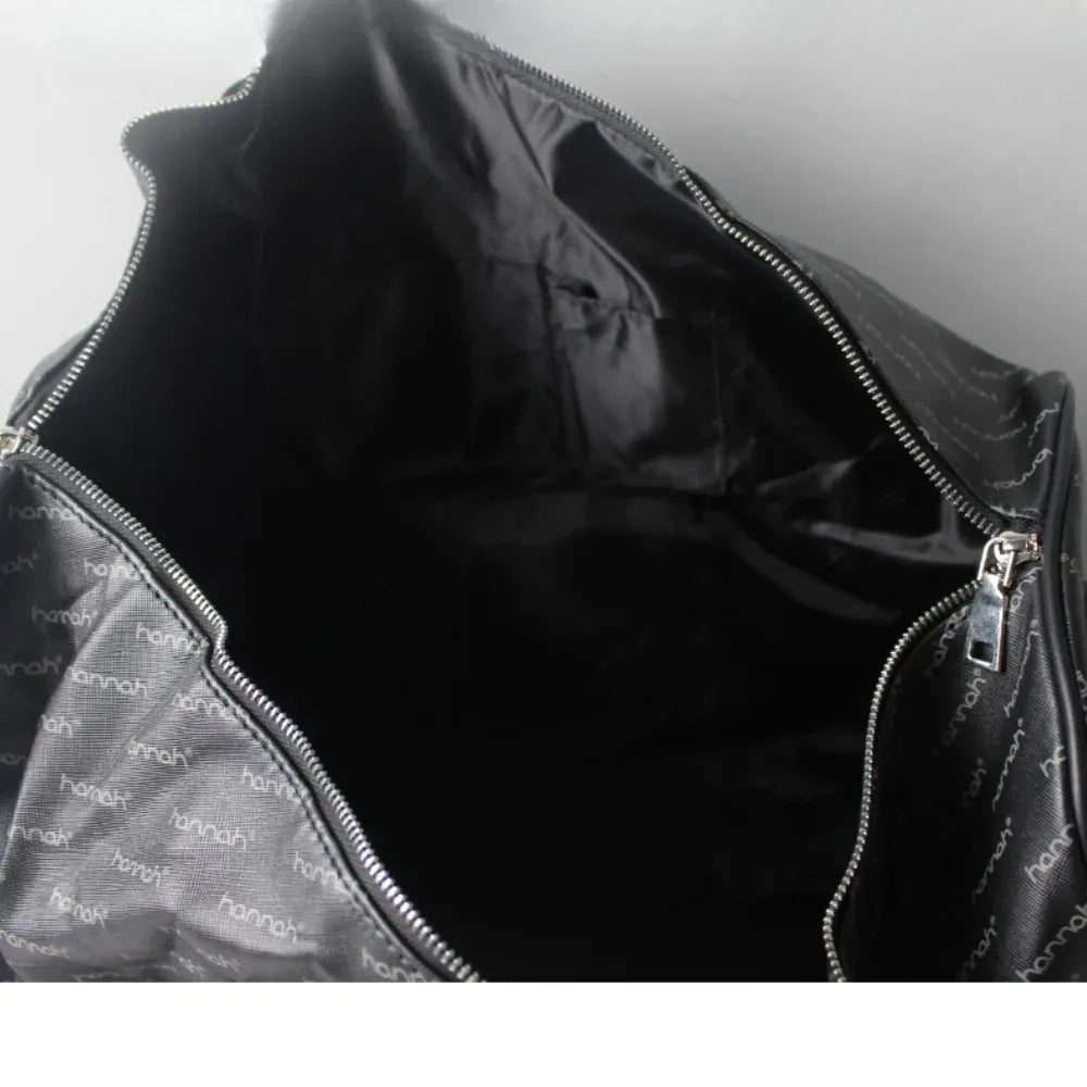 KissICON black Large-capacity Travel Men's Short-distance Handbag – Fitness