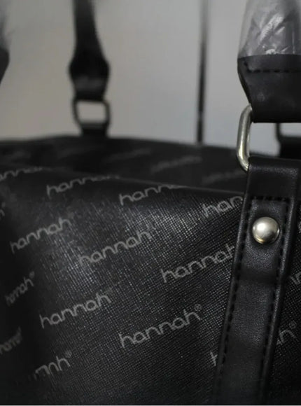 KissICON black Large-capacity Travel Men's Short-distance Handbag – Fitness