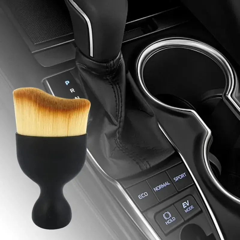 KissICON black Makeup Brush MultiFunctional Tool With Wavy Head Precise