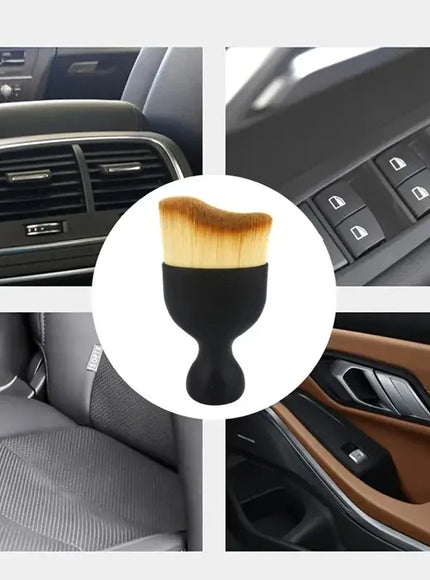 KissICON black Makeup Brush MultiFunctional Tool With Wavy Head Precise