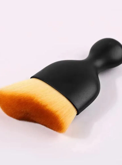 KissICON black Makeup Brush MultiFunctional Tool With Wavy Head Precise