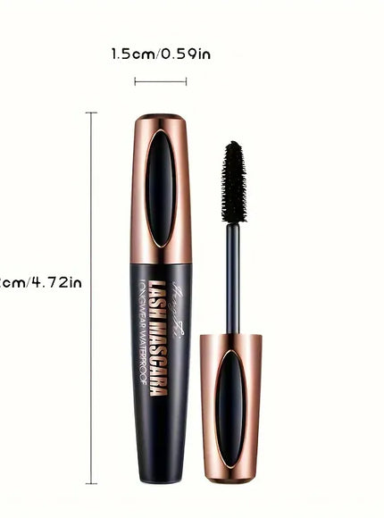 KissICON Black Mascara [KissIcon] 4D Lash Mascara - Waterproof Long-Lasting