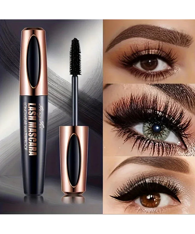 KissICON Black Mascara [KissIcon] 4D Lash Mascara - Waterproof Long-Lasting