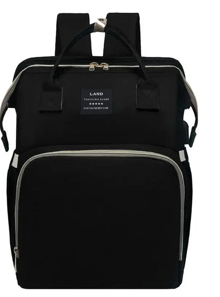 KissICON black Multifunctional Diaper Mommy Baby Organiser – Stroller