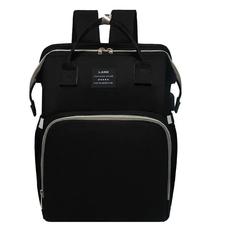 KissICON black Multifunctional Diaper Mommy Baby Organiser – Stroller