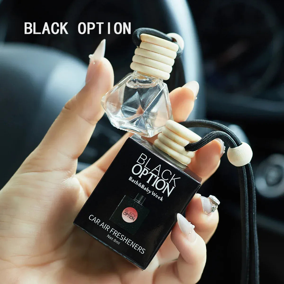 KissICON BLACK OPTION KissIcon Perfume Car Air Freshener - Long Lasting