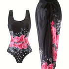Black Pink Flower