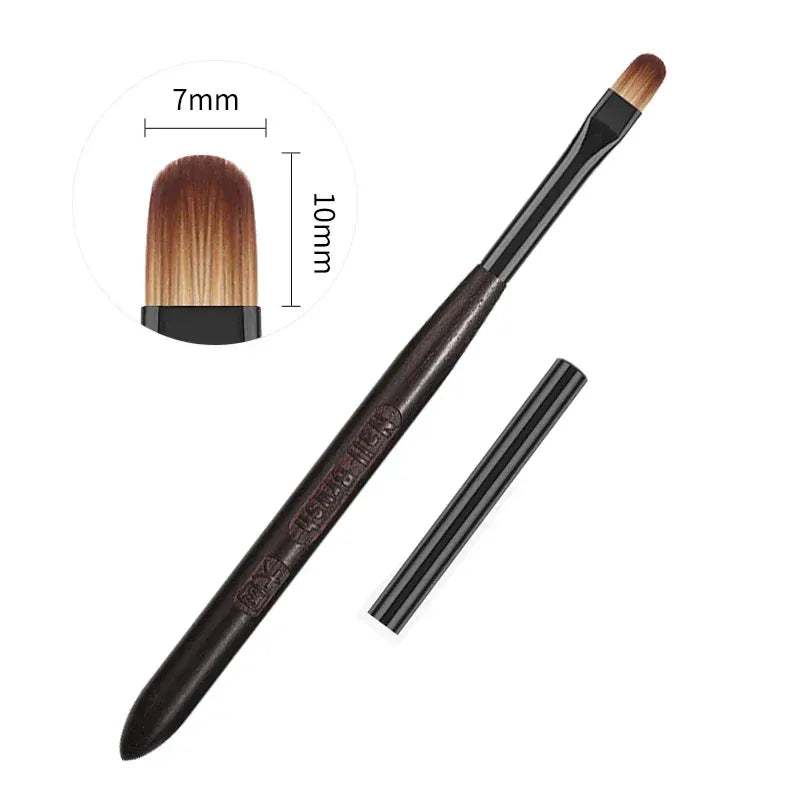 KissICON Black-round KissIcon Phototherapy Nail Pen UV Gel Brush Pro