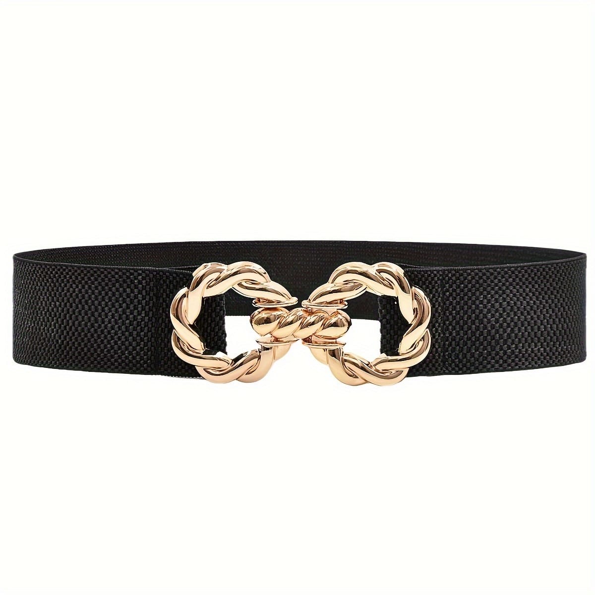 jkthpu-45 Black / S Chic Slimming Elastic Waist Belt Versatile for Any Style