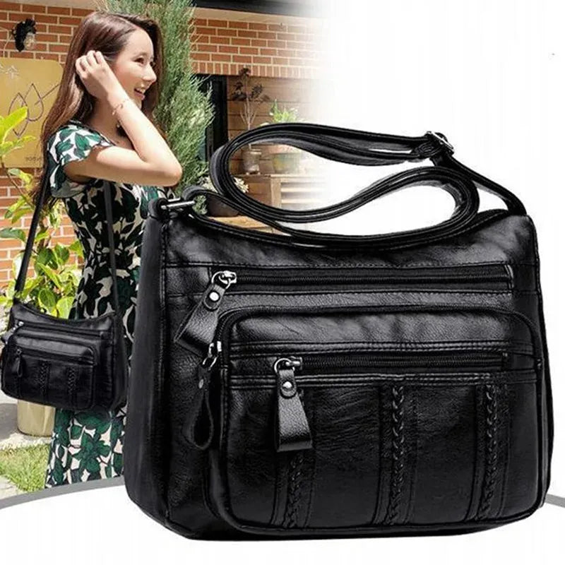KissICON Black Style B Women's Trend Handbags Designer Brand Shoulder Bags