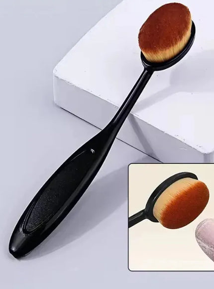 KissICON black Toothbrush Style Makeup Brush Quick Flawless Application