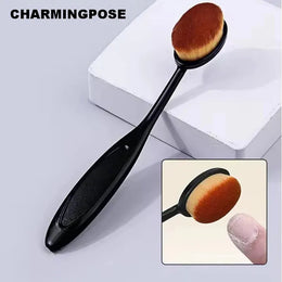 KissICON black Toothbrush Style Makeup Brush Quick Flawless Application