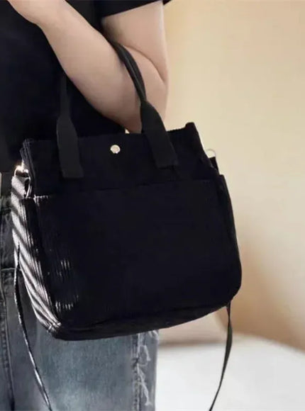 KissICON black Tote – Veludo Cotel Lav