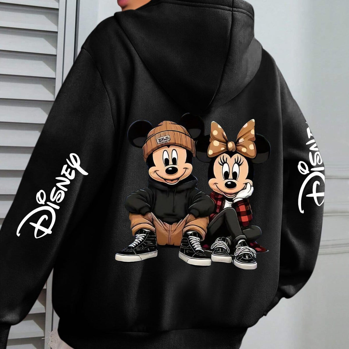 jkthpu-45 Black / UK 16 Plus Size - Disney Mickey & Minnie Mouse