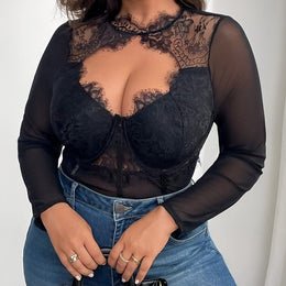 jkthpu-45 Black / UK 16 Plus Size, Plus Size Four Seasons Comfortable Elegant