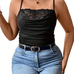 KissICON Black / UK 16 Plus Size - Women'S Plus Size Black Lace
