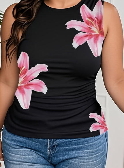 KissICON Black / UK 16 Plus Size - Women'S Plus Size Sleeveless Tank