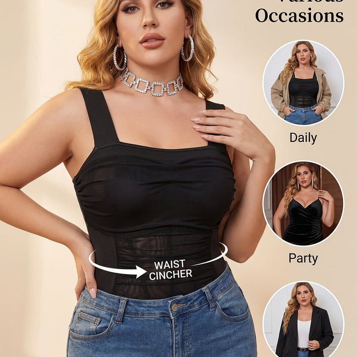 Comfy PlusSize Shapewear Sexy Easy Supported All Day