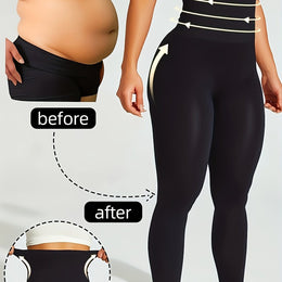KissICON Shapewear Black / UK 18 High-Waisted Tummy Control Butt Lift Shapewear Shorts