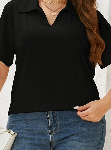 KissICON Black / UK 18 Women'S Fashion Plus Size T-Shirt