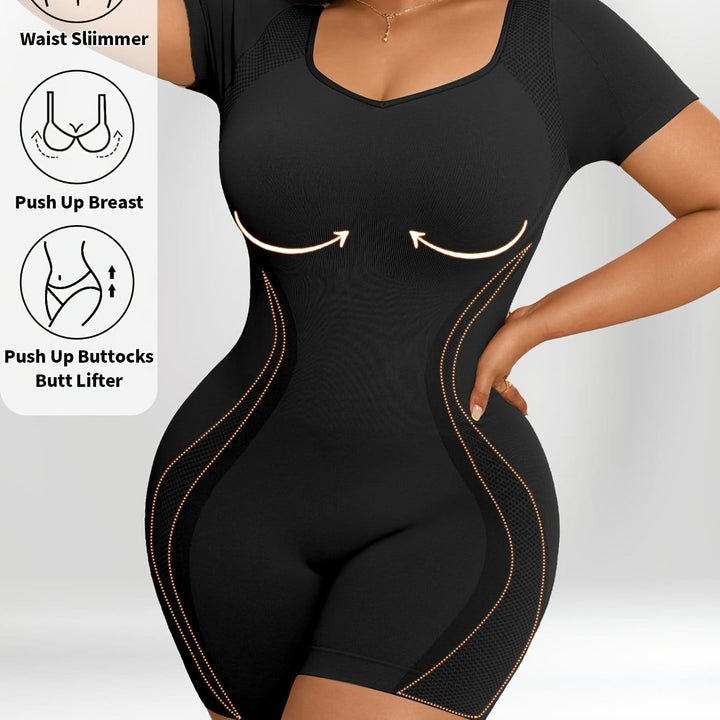 Seamless Butt-Lifting Tummy Control Bodysuit for All-Day Confidence