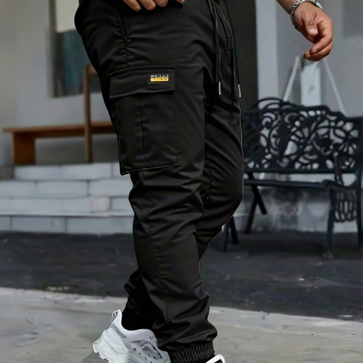 Rugged Mens Army Cargo Pants MultiPocket Outdoor Style