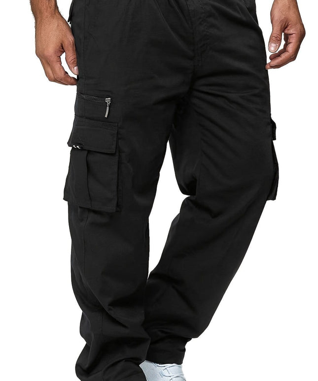 KissICON Black / UK 31 Vintage Thick Cargo Pants City Walks  Outdoor Adventures