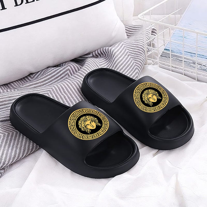 Medusa Print Flip-Flops – Unisex | Beach, Shower & Travel Slides