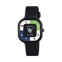 KissICON Black 💋 UTHAI CA05 Women's Square Watch - 30M
