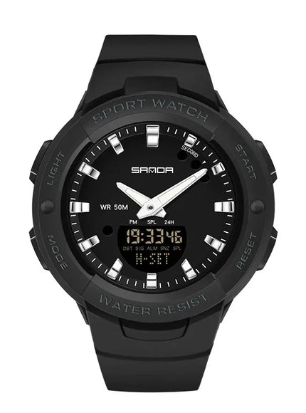 KissICON Black Uthai CE64 Women Watch - Fashion Outdoor Waterproof