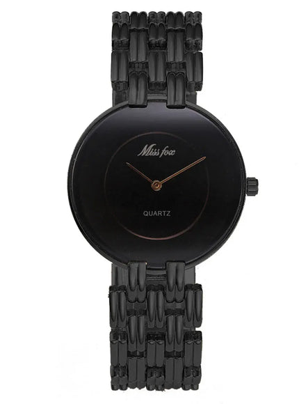KissICON Black Uthai Men Watch Luxury Brand Retro Gold Band