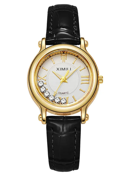 KissICON Black 💋 UTHAI Womens Ball Watch - Smart Fashion