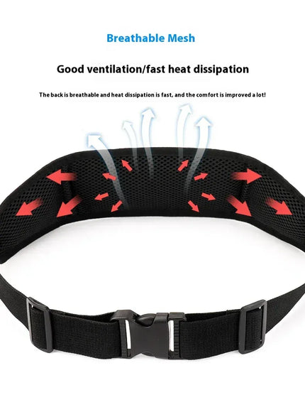 KissICON BLACK Waist Pack Sport Men Multifunctional Running Phone