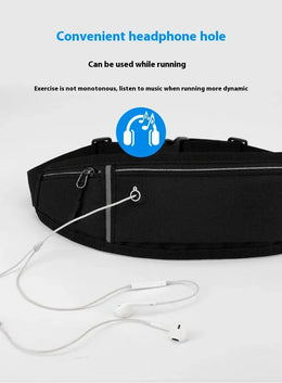 KissICON BLACK Waist Pack Sport Men Multifunctional Running Phone