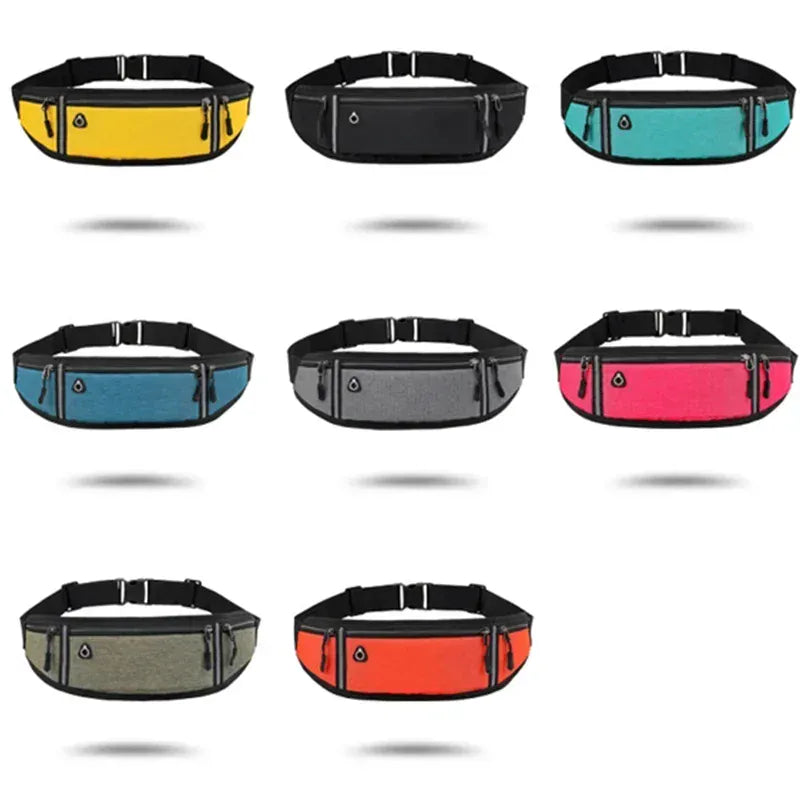 KissICON BLACK Waist Pack Sport Men Multifunctional Running Phone