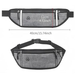 KissICON BLACK Waist Pack Sport Men Multifunctional Running Phone