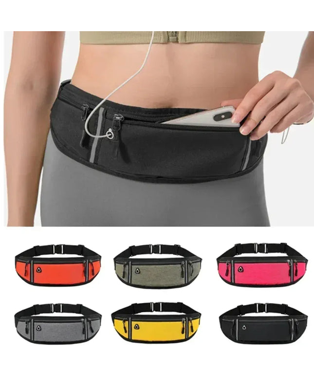 KissICON BLACK Waist Pack Sport Men Multifunctional Running Phone