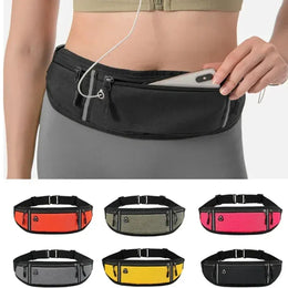 KissICON BLACK Waist Pack Sport Men Multifunctional Running Phone