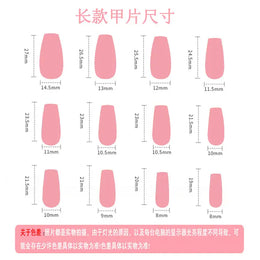 KissICON black накладные ногти Wearable BlackPress On Fake Nails Tips