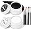 KissICON Black + White Pro OilBased Face  Body Paint Kit White Black Red