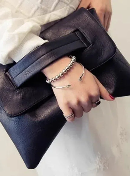 KissICON black Women's Handbag – Bags Handheld Letter