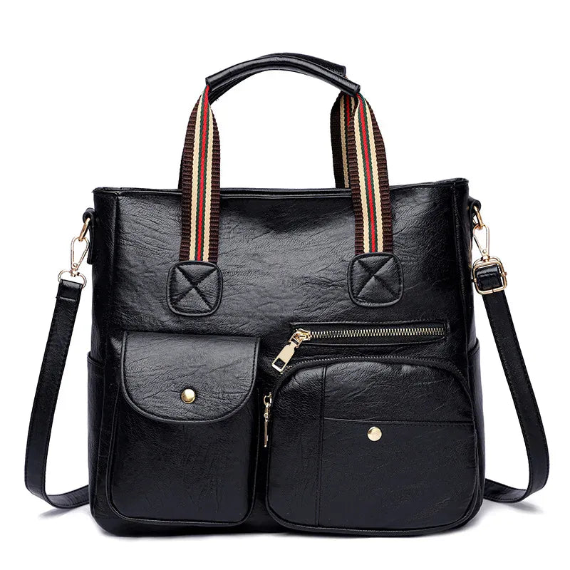 KissICON black Women's Handbag – Shoulder Purse Vintage