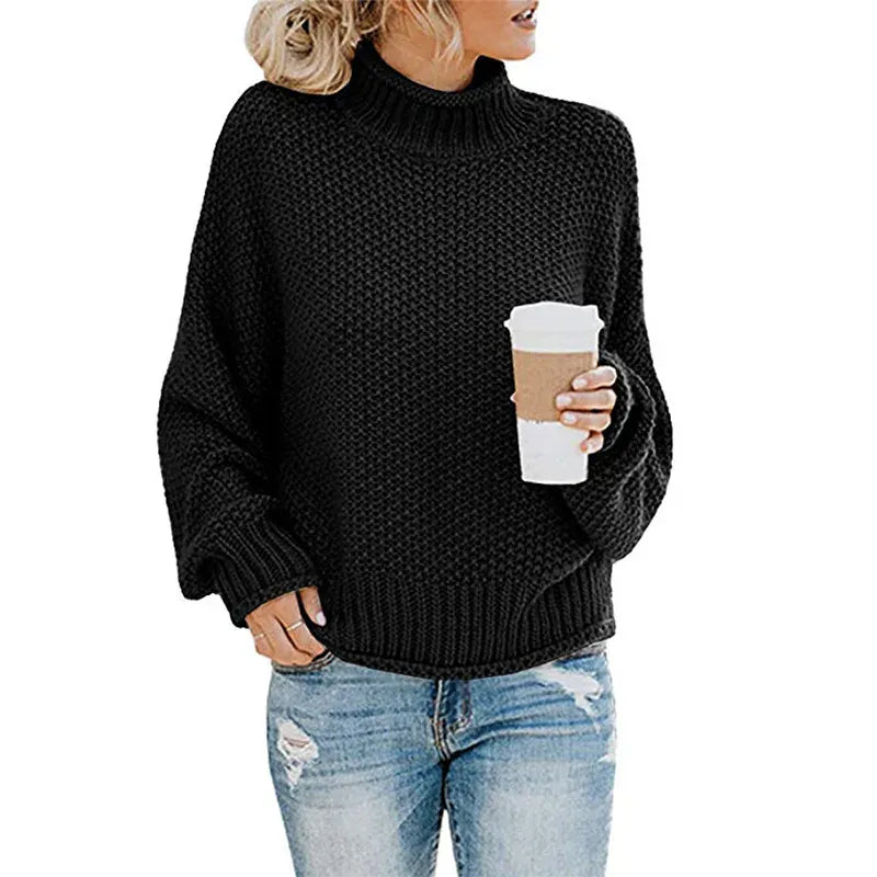 Dropshipman Black / XXXL Women's S-3XL Plus  Size New sweater knitted sweater  foreign trade women's clothing plus size women clothing  plus size