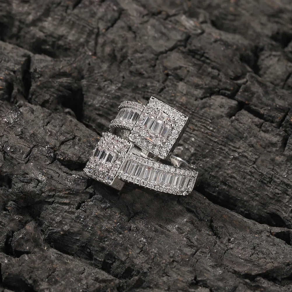 KissICON Bling King Baguettecz Ring – Iced Out Zirconia