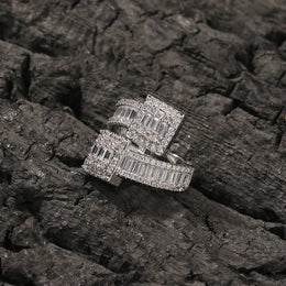 KissICON Bling King Baguettecz Ring – Iced Out Zirconia
