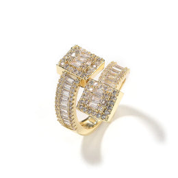 KissICON Bling King Baguettecz Ring – Iced Out Zirconia